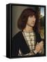 Portrait of a Young Man Praying, Ca 1485-Hans Memling-Framed Stretched Canvas