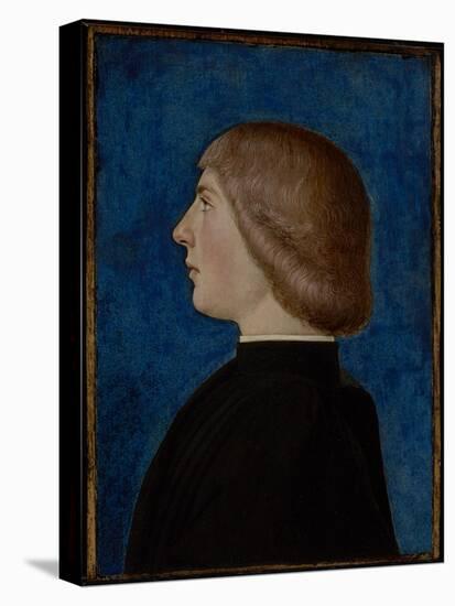 Portrait of a Young Man, Second Half of 15Th Century (Oil & Tempera on Panel)-School of Ferrare-Stretched Canvas