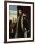 Portrait of a Young Man Wearing Lynx Fur-Paolo Veronese-Framed Giclee Print