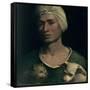 Portrait of a Young Man with a Dog and a Cat-Dosso Dossi-Framed Stretched Canvas