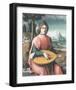 Portrait Of A Young Man With A Lute (Allegory Of Youth And Love)-Francesco Ubertini Bacchiacca-Framed Premium Giclee Print