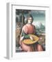 Portrait Of A Young Man With A Lute (Allegory Of Youth And Love)-Francesco Ubertini Bacchiacca-Framed Premium Giclee Print