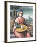 Portrait Of A Young Man With A Lute (Allegory Of Youth And Love)-Francesco Ubertini Bacchiacca-Framed Premium Giclee Print