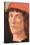 Portrait of a Young Man with Red Cap-Sandro Botticelli-Stretched Canvas