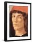 Portrait of a Young Man with Red Cap-Sandro Botticelli-Framed Art Print