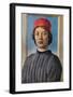 Portrait of a Young Man-Sandro Botticelli-Framed Collectable Print