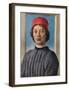 Portrait of a Young Man-Sandro Botticelli-Framed Collectable Print