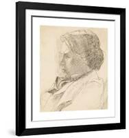 Portrait of a Young Man-Dante Gabriel Rossetti-Framed Premium Giclee Print