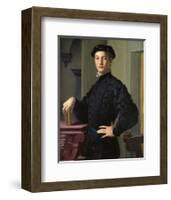 Portrait of a Young Man-Agnolo Bronzino-Framed Art Print