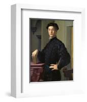 Portrait of a Young Man-Agnolo Bronzino-Framed Art Print