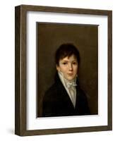 Portrait of a Young Man-Louis Leopold Boilly-Framed Giclee Print