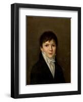 Portrait of a Young Man-Louis Leopold Boilly-Framed Giclee Print