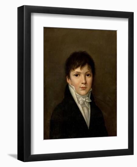 Portrait of a Young Man-Louis Leopold Boilly-Framed Giclee Print