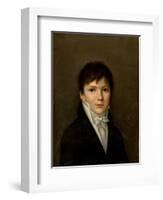 Portrait of a Young Man-Louis Leopold Boilly-Framed Giclee Print