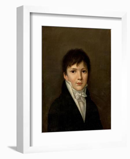 Portrait of a Young Man-Louis Leopold Boilly-Framed Giclee Print