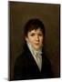 Portrait of a Young Man-Louis Leopold Boilly-Mounted Giclee Print