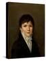 Portrait of a Young Man-Louis Leopold Boilly-Stretched Canvas