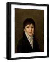 Portrait of a Young Man-Louis Leopold Boilly-Framed Giclee Print