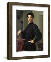 Portrait of a Young Man-Agnolo Bronzino-Framed Art Print