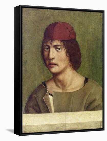 Portrait of a Young Man-Jan Polack-Framed Stretched Canvas