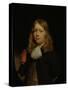 Portrait of a Young Man-Nicolaes Maes-Stretched Canvas