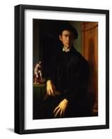 Portrait of a Young Man-Agnolo Bronzino-Framed Giclee Print