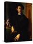 Portrait of a Young Man-Agnolo Bronzino-Stretched Canvas