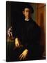 Portrait of a Young Man-Agnolo Bronzino-Stretched Canvas