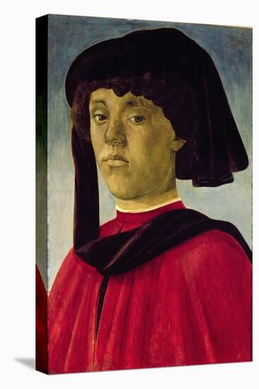 Portrait of a Young Man-Sandro Botticelli-Stretched Canvas