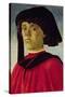 Portrait of a Young Man-Sandro Botticelli-Stretched Canvas