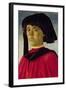 Portrait of a Young Man-Sandro Botticelli-Framed Giclee Print