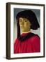 Portrait of a Young Man-Sandro Botticelli-Framed Giclee Print