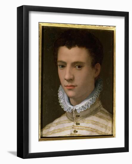 Portrait of a Young Man-Agnolo Bronzino-Framed Giclee Print