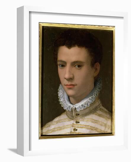 Portrait of a Young Man-Agnolo Bronzino-Framed Giclee Print