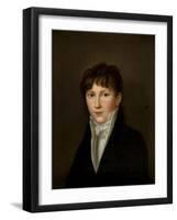 Portrait of a Young Man-Louis Leopold Boilly-Framed Giclee Print