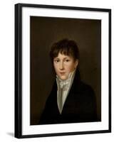 Portrait of a Young Man-Louis Leopold Boilly-Framed Giclee Print