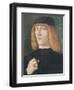 Portrait of a Young Man-Gentile Bellini-Framed Giclee Print