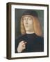 Portrait of a Young Man-Gentile Bellini-Framed Giclee Print