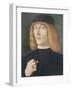 Portrait of a Young Man-Gentile Bellini-Framed Giclee Print