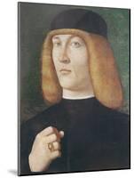 Portrait of a Young Man-Gentile Bellini-Mounted Giclee Print