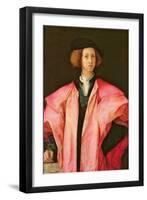 Portrait of a Young Man-Jacopo Pontormo-Framed Giclee Print