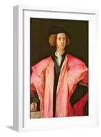 Portrait of a Young Man-Jacopo Pontormo-Framed Giclee Print