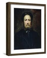 Portrait of a Young Man-Daniele Ranzoni-Framed Giclee Print