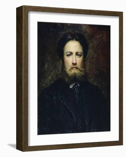 Portrait of a Young Man-Daniele Ranzoni-Framed Giclee Print