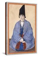 Portrait of a Young Qajar Prince, C.1850-null-Stretched Canvas