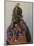 Portrait of a Young Samburu Woman in Traditional Dress and Jewellery, East Africa, Africa-Liba Taylor-Mounted Photographic Print