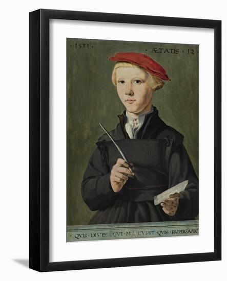 Portrait of a Young Scholar, 1531-Jan van Scorel-Framed Giclee Print