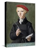 Portrait of a Young Scholar-null-Stretched Canvas