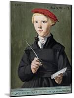 Portrait of a Young Scholar-null-Mounted Giclee Print