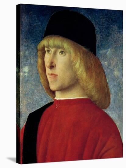 Portrait of a Young Senator, 1485-90-Giovanni Bellini-Stretched Canvas